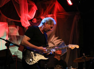 Cracow, Polonya - 25 Haziran 2018: Laboratorium canlı yaz Caz Festivali'nde Krakow'da gerçekleştirir, 500'den fazla caz müzisyenleri gerçekleştirir ve 150'den fazla konser ev sahipliği yapacak festival 23 sürümüdür