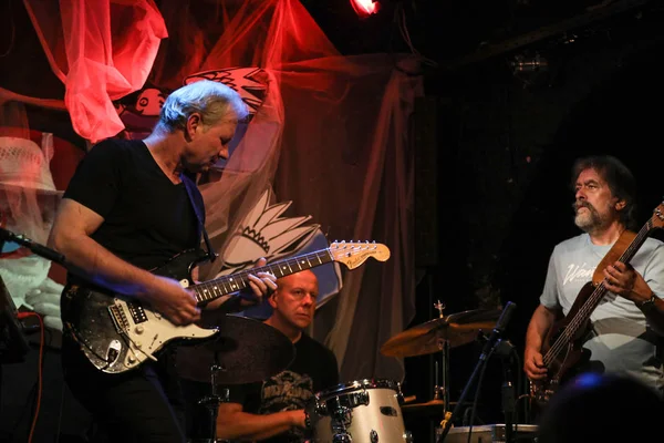 Cracow, Polonya - 25 Haziran 2018: Laboratorium canlı yaz Caz Festivali'nde Krakow'da gerçekleştirir, 500'den fazla caz müzisyenleri gerçekleştirir ve 150'den fazla konser ev sahipliği yapacak festival 23 sürümüdür