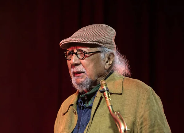 Cracovia Polonia Junio 2018 Charles Lloyd Marvels Bill Frisell Directo — Foto de Stock