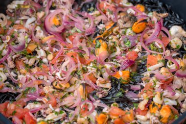 Sağlıklı beslenme, deniz ürünleri ve sebze