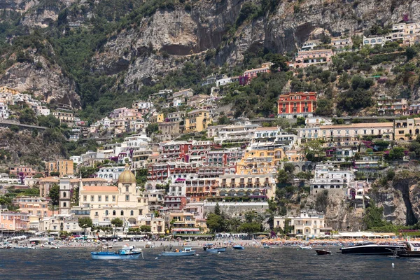 Positano Talya Haziran 2017 Positano Amalfi Coast Bölgesinde Campania Talya — Stok fotoğraf
