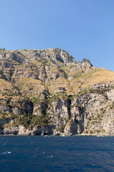 Uitzicht Amalfikust Tussen Sorrento Positano Campanië Italië — Stockfoto