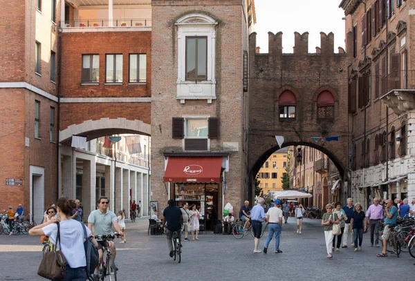 Ferrara Italy June 2017 Piazza Trento Trieste Ferrara Italy Square — Stock Photo, Image