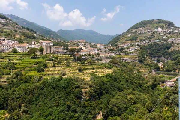 Uitzicht Vanaf Ravello Het Dorp Van Scala Amalfi Kust Italië — Stockfoto