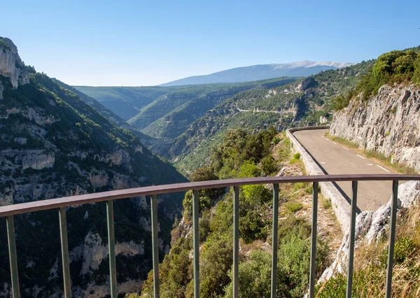 Landskap Departementet Vaucluse Provence Och Mont Ventoux Bakgrunden Frankrike — Stockfoto