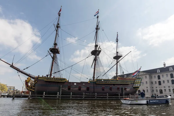 Amsterdam Netherlands April 2017 Replica Dutch East India Company Ship — Stock Photo, Image