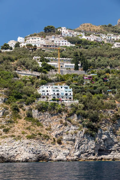 Exclusive Villas Apartments Rocky Coast Amalfi Campania Italy — Stock Photo, Image