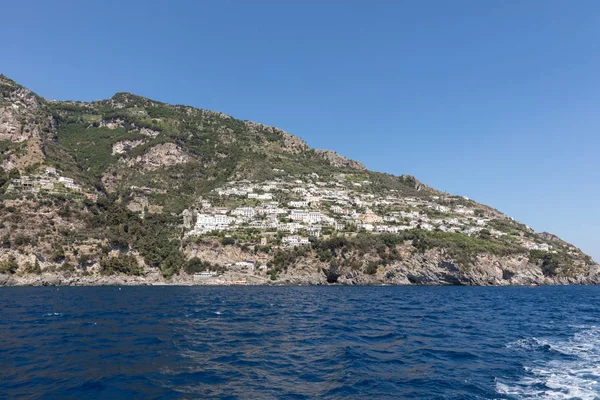 Kilátás Amalfi Part Amalfi Positano Között Campania Olaszország — Stock Fotó