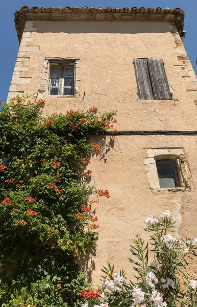 Gordes Köyündeki Tipik Taş Evler Vaucluse Provence Fransa — Stok fotoğraf