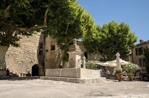 Gordes Francia Junio 2017 Pueblo Medieval Gordes Vaucluse Provenza Alpes — Foto de Stock