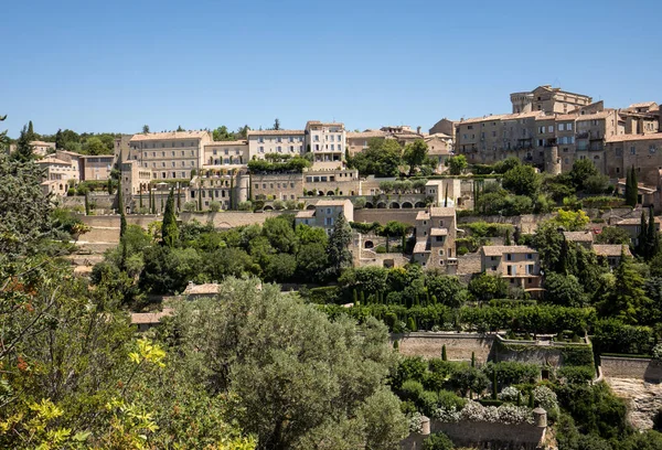 Středověké Horské Město Gordes Provence Francie — Stock fotografie