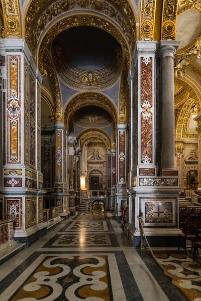 Montecassino Itálie Června 2017 Uvnitř Baziliky Monte Cassino Opatství Itálie — Stock fotografie