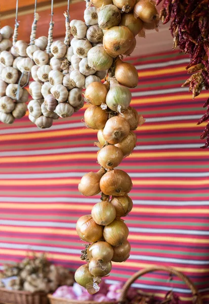 Groenten Fruit Mercado Dos Lavradores Funchal Madeira Portugal — Stockfoto