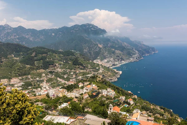 Vista Sobre Gulf Salerno Ravello Campania Itália — Fotografia de Stock