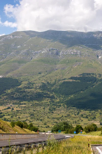 Visa Gran Sasso Berg Abruzzo Regionen Italien — Stockfoto