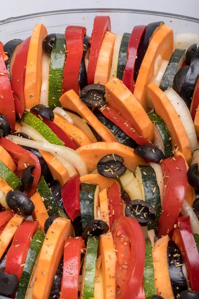 Ratatouille French Provenal Stewed Vegetable Dish Originating Nice — Stock Photo, Image