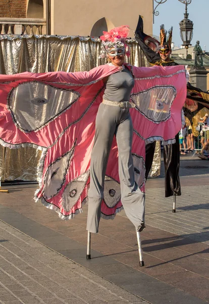 Краков Польша Июля 2018 Года Конкурс Танца Исполнении Киевского Уличного — стоковое фото