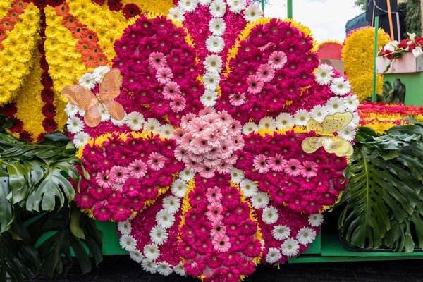 Decoración Flores Festival Flor Madeira Islas Madeira Portugal — Foto de Stock