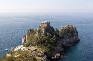 Amalfi Coast Amalfi ve Positano arasında bir görüntü. Campania. İtalya