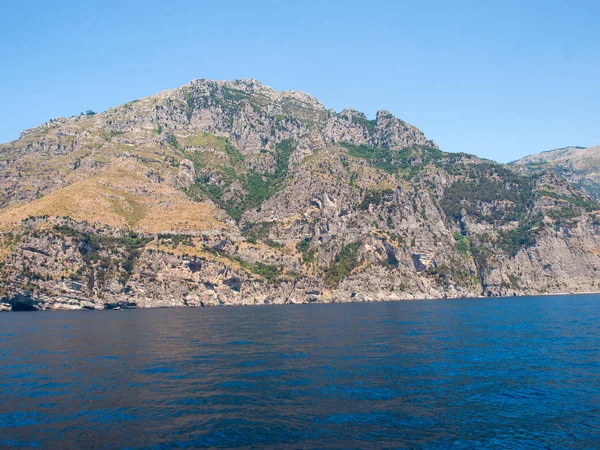 Kilátás Amalfi Partra Sorrento Amalfi Között Campaniában Olaszország — Stock Fotó