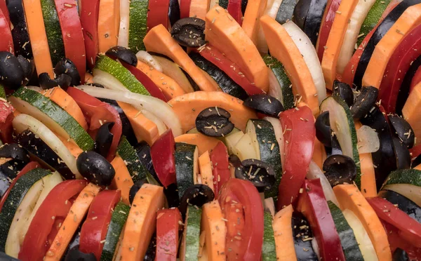 Ratatouille Plato Francés Verduras Estofadas Proveniente Niza — Foto de Stock