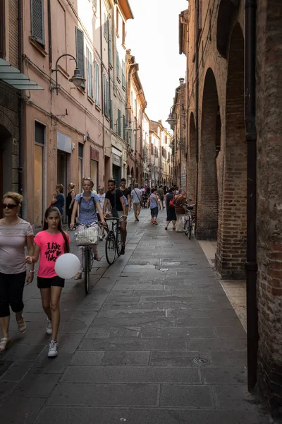 Ferrara Italia Giugno 2017 San Romano Ferrara Nel Quartiere Medievale — Foto Stock