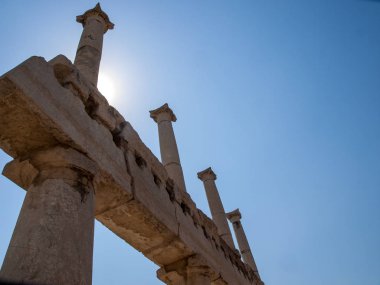 Pompei, İtalya'nın eski şehir. Roma şehri Vesuvius volkan tarafından tahrip.