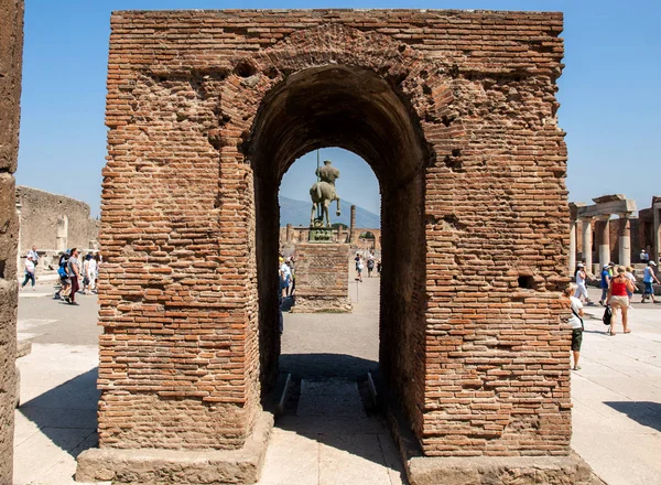 Pompei Italia Giugno 2017 Antica Città Pompei Italia Città Romana — Foto Stock