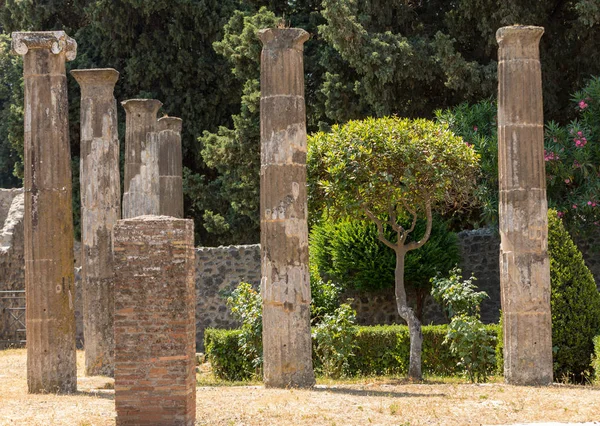 Famoso Sítio Arqueológico Pompeia Património Unesco Itália — Fotografia de Stock