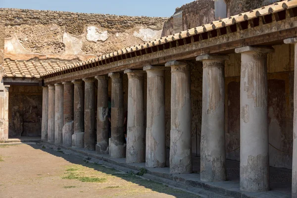 Pompeii Unesco Mirasının Ünlü Arkeolojik Sitesi Talya — Stok fotoğraf