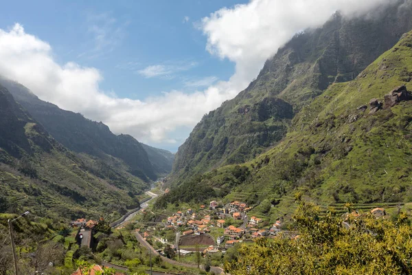 Tekintse Meg Boca Encumeada Hágót Madeira Szigetén Portugália — Stock Fotó