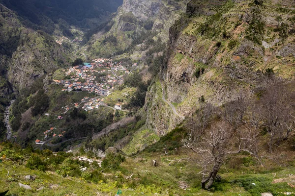 Vallée Des Sœurs Curral Das Freiras Sur Île Madère Portugal — Photo