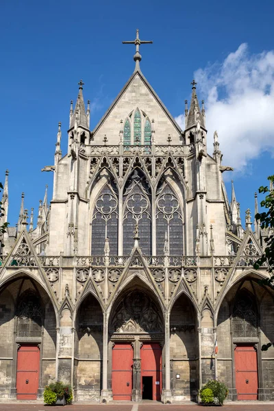 Basilique Saint Urbain 13世纪法国Troyes哥特式教堂 — 图库照片