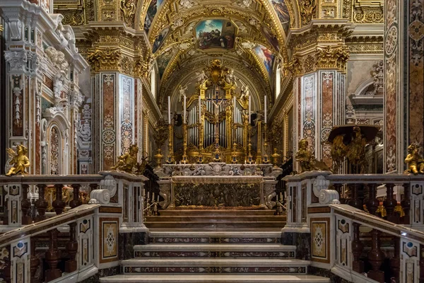 Montecassino Italien Juni 2017 Altaret Inne Basilica Katedralen Monte Cassino — Stockfoto