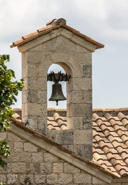 Monte Cassino Manastırı Nda Çan Kulesi Talya — Stok fotoğraf