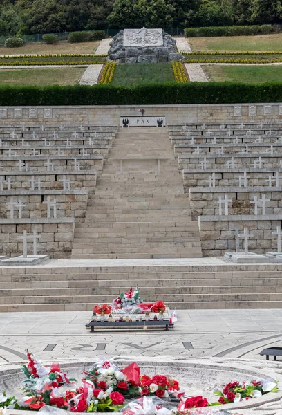 Montecassino Italia Junio 2017 Cementerio Guerra Polaco Monte Cassino Una — Foto de Stock