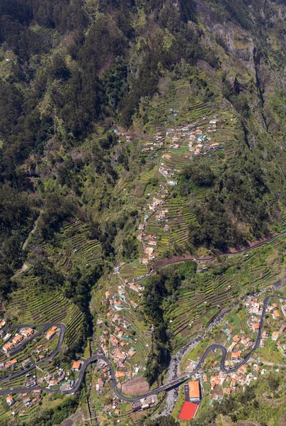 Vale Das Monjas Curral Das Freiras Ilha Madeira Portugal — Fotografia de Stock