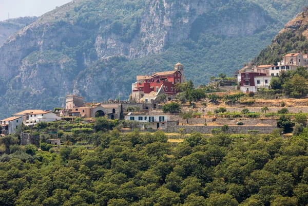 Uitzicht Vanaf Ravello Het Dorp Van Scala Amalfi Kust Italië — Stockfoto