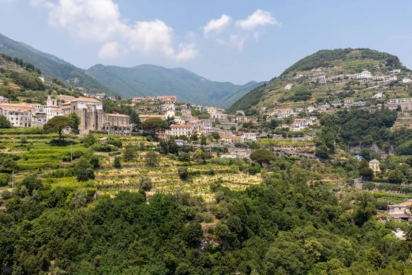Ravello Scala Köyü Amalfi Coast Talya Üzerinde Üzerinden Görüntülemek — Stok fotoğraf
