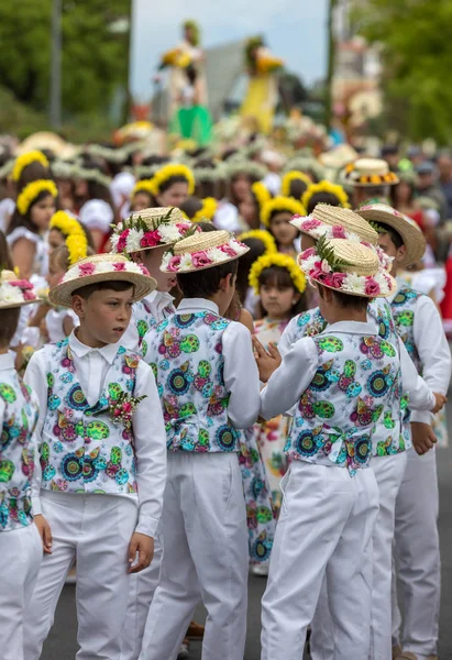 Funchal Madeira Portugal Abril 2018 Desfile Anual Del Festival Flor —  Fotos de Stock