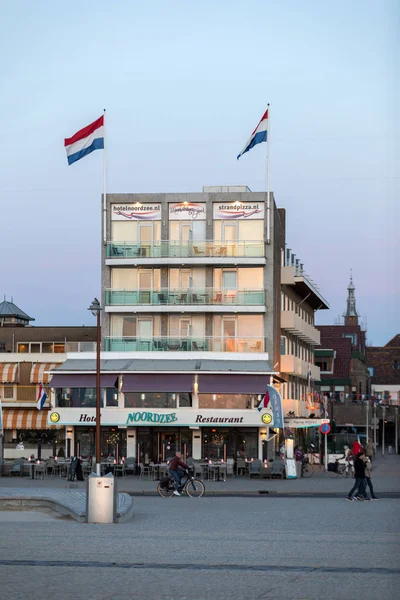 Katwijk Aan Zee Netherlands April 2017 Coastal Boulevard Katwijk South — Stockfoto