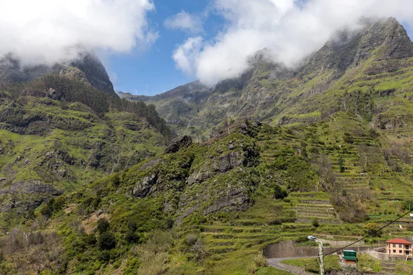 Вид Перевал Бока Енкумеада Острові Мадейра Португалія — стокове фото