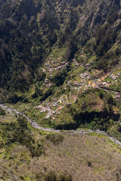 Vallée Des Sœurs Curral Das Freiras Sur Île Madère Portugal — Photo