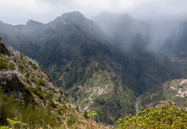 Vale Das Monjas Curral Das Freiras Ilha Madeira Portugal — Fotografia de Stock