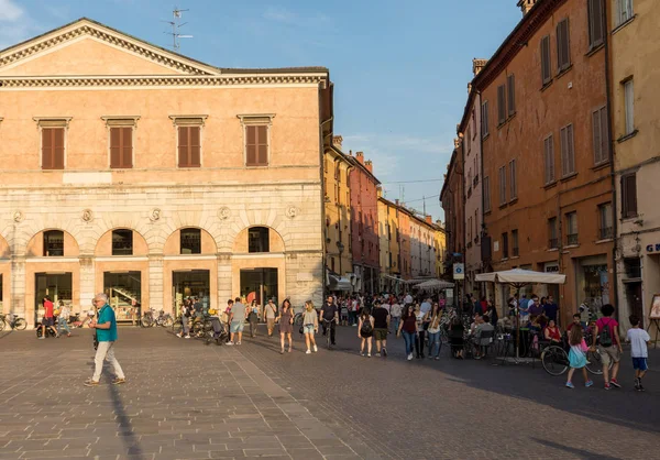 Ferrara Italia Giugno 2017 Piazza Trento Trieste Ferrara Italia Piazza — Foto Stock