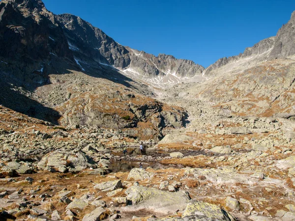 Vallei Van Vijf Spis Meren Hoge Tatra Gebergte Slowakije — Stockfoto