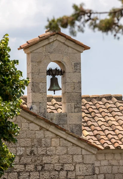 Monte Cassino Manastırı Nda Çan Kulesi Talya — Stok fotoğraf