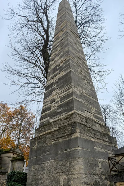 Paris França Novembro 2017 Cemitério Pere Lachaise Paris França — Fotografia de Stock