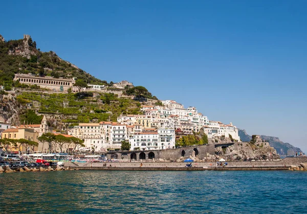 Amalfi Italie Juin 2017 Amalfi Partir Mer Sur Côte Amalfitaine — Photo