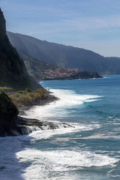 Utsikt Över Madeiras Norra Kust Portugal Sao Vicente Området — Stockfoto